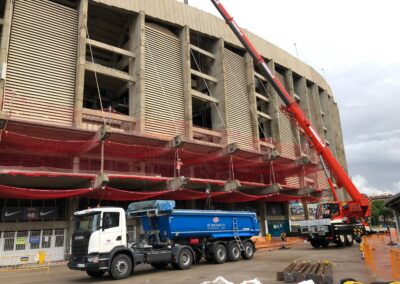 Partial demolition of the Camp Nou, FC Barcelona stadium