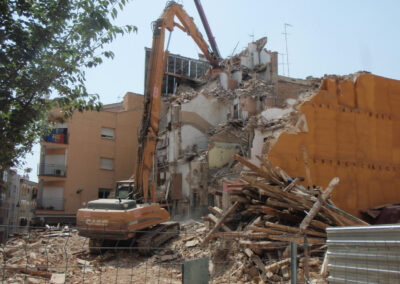 Demolition of two isolated multi-family buildings