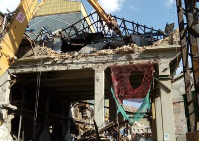 Building demolition in Iberpotash’s facilities