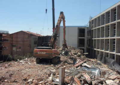 Demolition of IES Lo Pla d’Urgell
