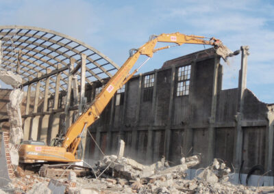 Demolition of industrial buildings
